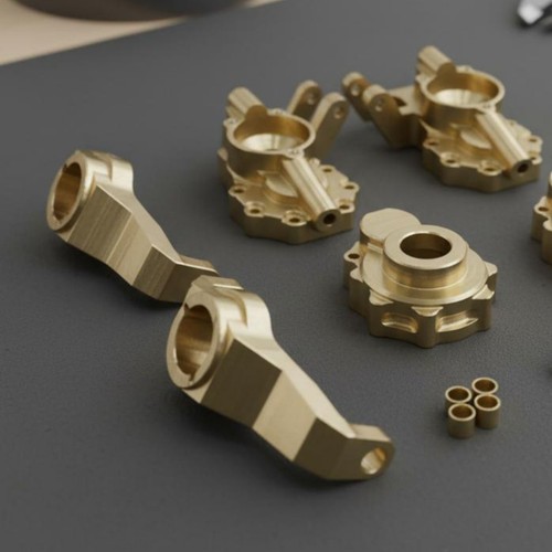 Car brass caster blocks - rc,